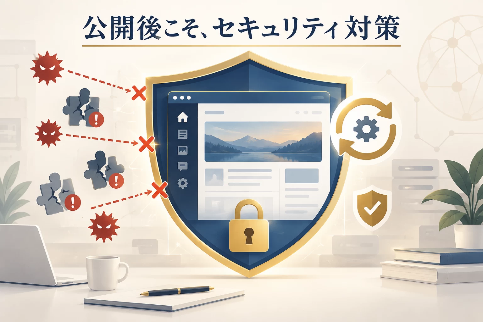 WordPressサイトを公開した後に必要なセキュリティ対策